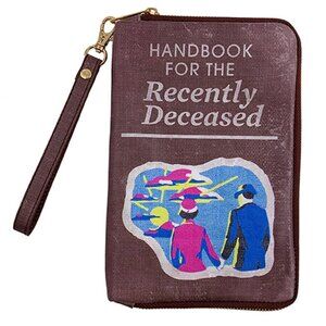 Beetlejuice Handbook for the Recently Deceased Wristlet Purse - Accessory Bag